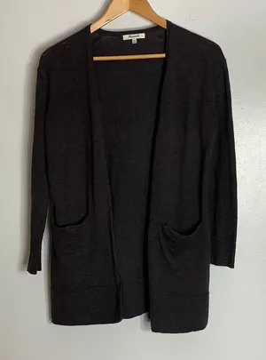 Madewell gray‎ summer Ryder cardigan thumbnail 1
