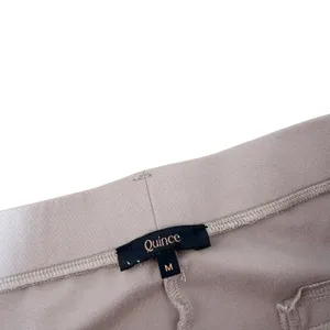 Quince Tan Ultra Stretch Ponte Straight Leg Pants Sz M thumbnail 2