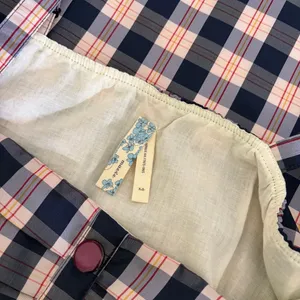Anthropologie MAEVE Outshine Plaid Taffeta Dress Bow Coquette Preppy X-Small thumbnail 10