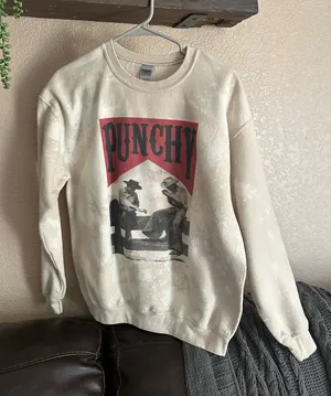 Punchy western crewneck thumbnail 1