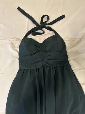 Lily rose black halter dress thumbnail 1