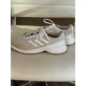 Adidas Bounce Womens Training Shoes Light Grey White‎ EF2005 Size 8 thumbnail 2
