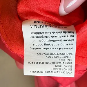 ELLIATT Jubilee Dress Melon Pink Red Sleeveless Drop Waist‎ Mini Dress XL NEW thumbnail 10