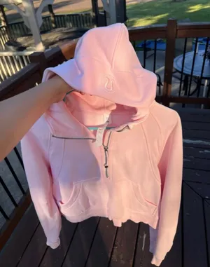 Lululemon strawberry milkshake scuba half zip size XS/S thumbnail 1