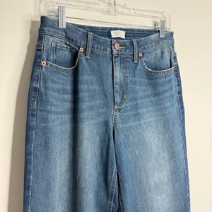 NWOT Market & Spruce Wide Leg Jeans‎ Blue Size 8 Clean Girl Minimalist Modern thumbnail 5