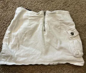 White mini skirt thumbnail 3