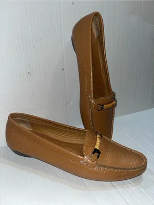 VTG Salvatore Ferragamo tan Leather Horse bit Driving Loafers 7 1/2 C SN 21759 thumbnail 1