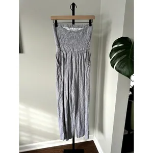 Abercrombie Strapless Striped Romper thumbnail 4