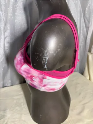 Good American Pink Tie-Dye Double-Strap Sports Bralette thumbnail 6