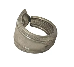 Vintage silver spoon ring thumbnail 3