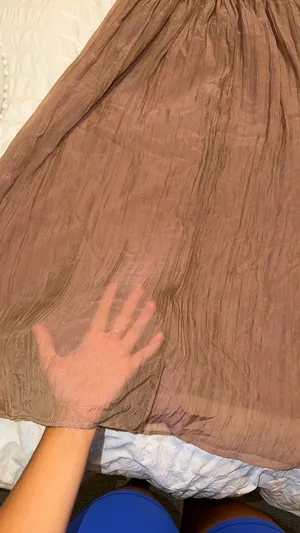 Zara sheer skirt blush pink thumbnail 2