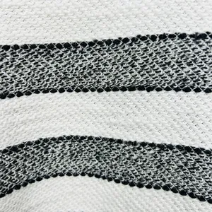 Style & Co Sweater Size L Black White Striped Long Sleeve Woven Knit thumbnail 10