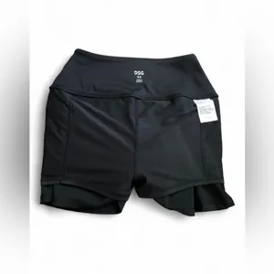 DSG Women's Performance Skort Skirt Black Mid-Rise Built-in-Shorts Size XS thumbnail 5