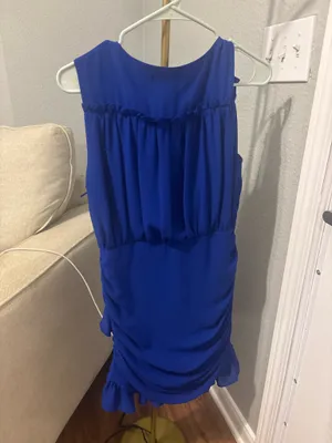 Dee Dee Royal Blue Semi Formal Dress thumbnail 2