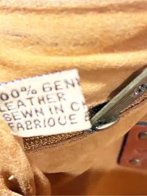 Patricia Nash Cassini Whiskey Brown Tan Leather Wristlet Clutch Purse thumbnail 5