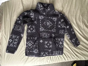 Wrangler Retro Women’s Western Style Sherpa Pullover Quarter Zip Pullover Small thumbnail 1