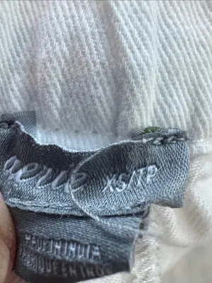Aerie White Paperbag Tie-Waist Shorts thumbnail 3
