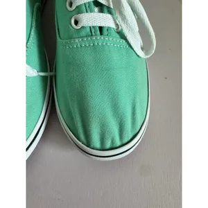 Vans Mint green lace-up sneakers featuring white rubber soles Women’s Size 10 thumbnail 7