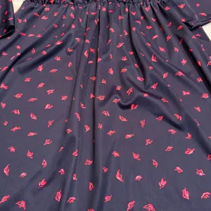 Vintage 70s Lucky Winner‎ Floral Print Long Sleeve Midi Dress Retro Medium M thumbnail 7