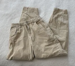 SHEIN Corduroy Capri Pants thumbnail 1