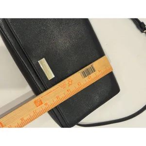 Kate‎ Spade Crossbody Bag Black Alek Tilden Place Coated Leather Gold Chain thumbnail 9