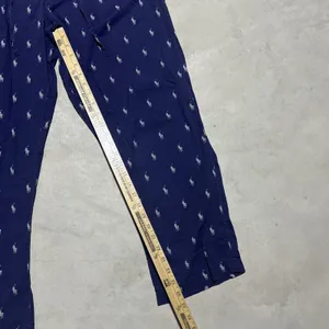 Polo Ralph Lauren AOP Pony Pants Men's SZ Large Blue Pajama Sleep Lounge Pants thumbnail 6