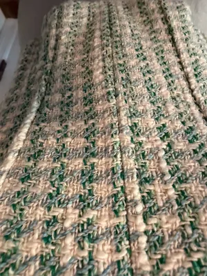 Zara Mint and Cream Tweed Strapless Bustier Top thumbnail 5