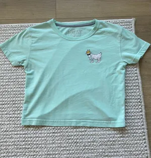 goat usa cropped shirt Green thumbnail 1