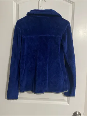 Patagonia Royal Blue Fleece Snap Pullover thumbnail 3