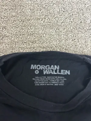 Morgan Wallen Unisex Black 'One Night At A Time' Graphic Tee Size Small thumbnail 3