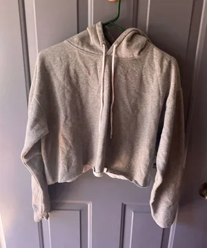 Wild Fable Cropped Hoodie Grey thumbnail 1
