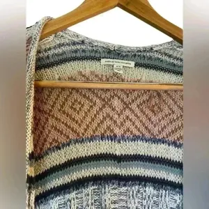 American Eagle Oversized Striped Fall Cardigan With Pockets‎ Size Medium Flaw thumbnail 5
