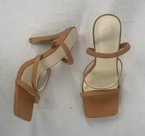 No Brand Square Toe Mule Sandal in Brown Size‎ 7 or 38 thumbnail 1