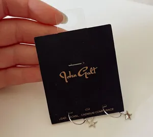 John Galt Star Earrings NWT thumbnail 1