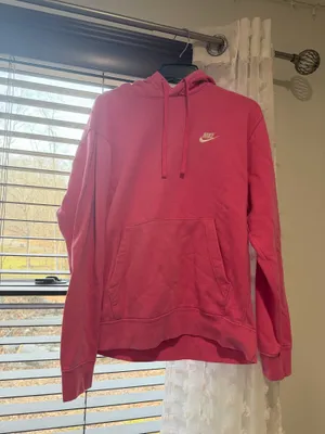 Nike Hoodie Sweatshirt pink thumbnail 1