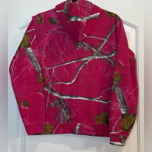 Realtree Pink camo Hoodie pullover sweatshirt thumbnail 2