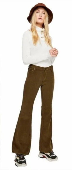 Free People We The Free “Just Float On” Corduroy Flare Pants Size 26 thumbnail 1
