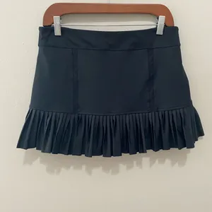 Inphorm Chic Black Pleated Mini Skort Size M thumbnail 2