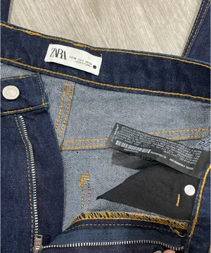 ZARA Dark Wash Jeans thumbnail 5