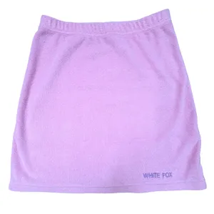 White Fox Pink Terry Cloth Mini Skirt Lined Casual XS Feminine y2k beach‎ thumbnail 1
