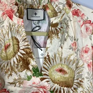 Tuckernuck Sun Faded Floral Crawford Mini Dress‎ Size Small NWT NEW cotton vacay thumbnail 3
