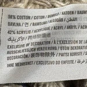 Abercrombie & Fitch Fairisle Tan, Blue and Cream Cardigan Size S thumbnail 7