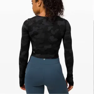 Lululemon Wunder Train Cropped Long Sleeve thumbnail 8