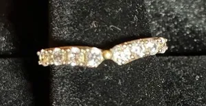 Gold over Sterling Stackable Ring thumbnail 1