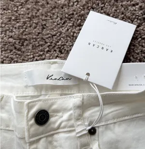 KanCan White Super Flare Jeans thumbnail 5