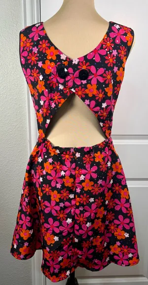 Dallas Fashion by Henny Hughes Vintage 60s Style Mod Floral thumbnail 5
