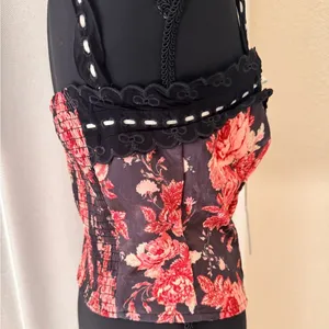 Free People x REVOLVE Belle Floral Corset Top NWT Small thumbnail 8