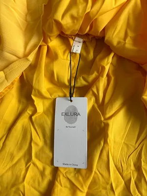 Exlura Sunny Yellow Puff-Sleeve Casual Dress thumbnail 2