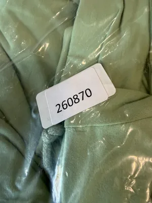 Women's Wide Leg Pull On Drawstring Elastic Waist Light Green Pant Size XL #2608 thumbnail 7