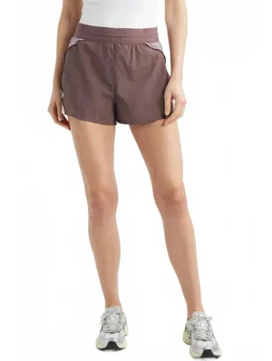 Nike Swift Repel High-Waisted Brief-Lined Running Shorts Tattoo/Light Violet XXL thumbnail 3